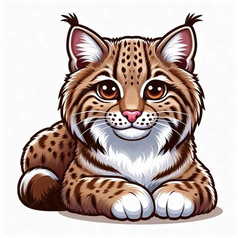 Cute Bobcat Vector Cartoon illustration | Premium AI-generated vector