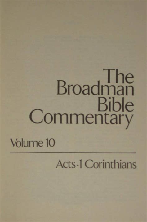 Buy Broadman Bible Commentary Book Online at Low Prices in India ...