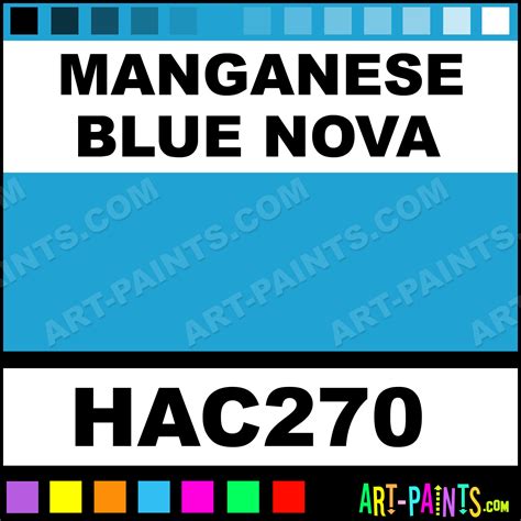 Manganese Blue Nova Acryla Acrylic Paints - HAC270 - Manganese Blue ...