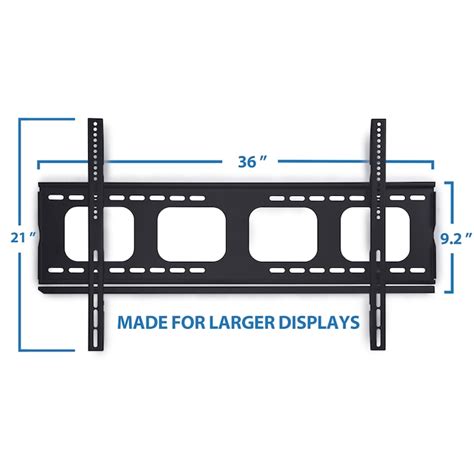 Mount-It! TV Mount Fixed Indoor Wall Tv Mount Fits TVs up to 70-in ...