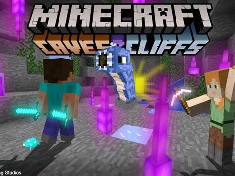 Minecraft Java 1.17 Update 的图像结果