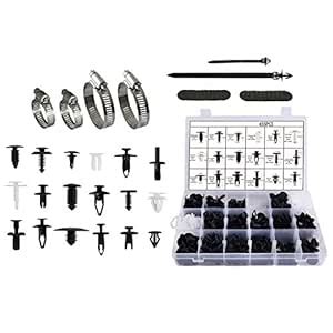BNF 454Pc/Set Car Retainer Clips Plastic Fasteners Push Pin Rivets w ...