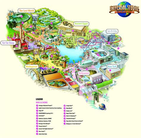 Your Guide to Universal Studios Hollywood: The Map and More