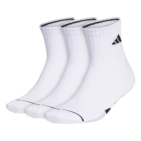 Men's adidas Cushioned II 3-pack Quarter Socks