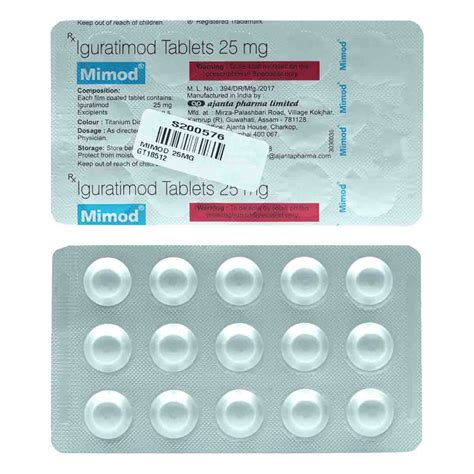 Mimod 25 mg Tablet | Uses, Side Effects, Price | Apollo Pharmacy