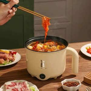 CREATION BAZAAR Multiifunction Mini Non-Stick Cooker with Glass Lid ...