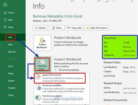 Image result for Extract Metadata to Excel