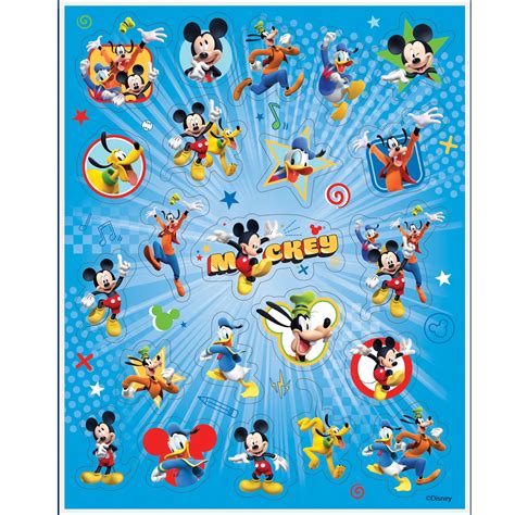 Mickey Mouse Sticker Sheets, 4ct - Walmart.com