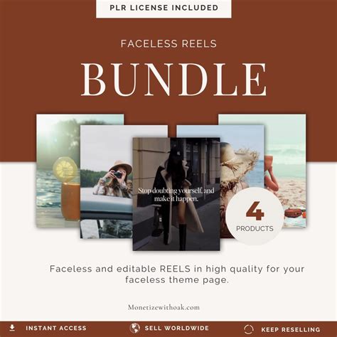 Faceless Reels Bundle (DFY) - Monetize With Oak