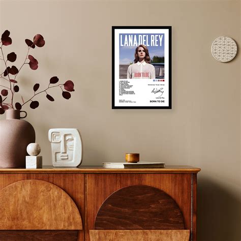 Lana Del Ray Born To Be Album Cover A4 Wall Poster – Stickerly