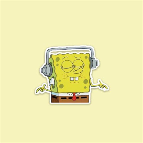Chill Spongebob Sticker – Fantastick