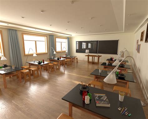 教室|空间|室内设计|MOYUdesign - 原创作品 - 站酷 (ZCOOL)
