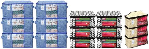 Kuber Industries Leheriya Underbed Storage Bag&Kuber Industries Polka ...