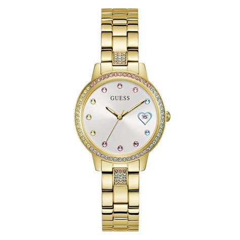 Guess Ladies Gold Tone Date Watch GW0657L2 – KRISHNA WATCH COMPANY