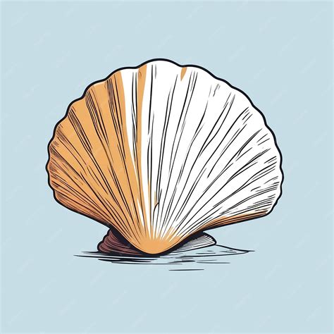 Image result for Shell Background Drawing