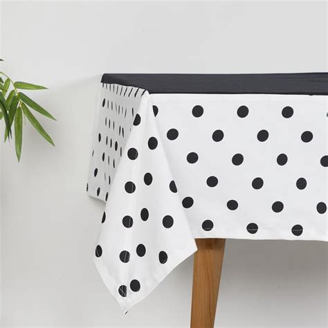 Buy Andrey Cotton Polka Dot Table Cloth - 150x200cm from Home Centre at ...