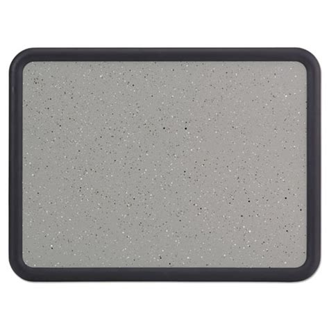 Buy Contour Granite Gray Tack Board, 36 X 24, Black Frame | 123office.com
