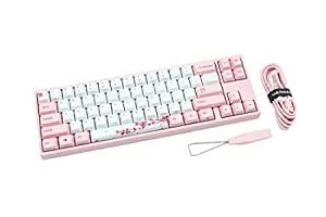Ducky Miya Pro Sakura (Cherry MX Silver) Keyboard : Amazon.in ...
