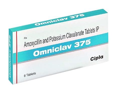 Omniclav 375 - Strip of 6 Tablets : Amazon.in: Health & Personal Care