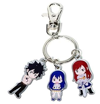 Great Eastern Entertainment Fairy Tail: Gray, Wendy, and Erza Metal Key ...