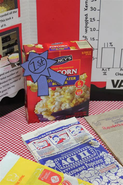 Popcorn Science Fair Project #Science #ScienceFair | Science fair ...