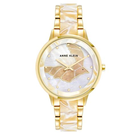 Buy Anne Klein Women White MOP Dial Analog watch Online