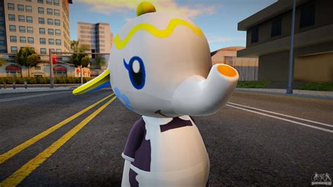 Tia - Animal Crossing Elephant для GTA San Andreas