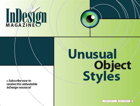 Image result for InDesign Object Styles