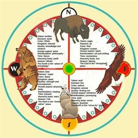 4 Animal Medicine Wheel Guide