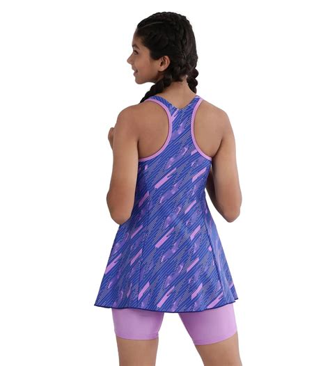 Buy Speedo All Over Printed Racerback Swimdress Essential With Boyleg ...