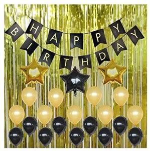 Wisdom Decor SOLID BIRTHDAY DECORATION ITEMS (36 SET) WITH 1 PCS 13 ...
