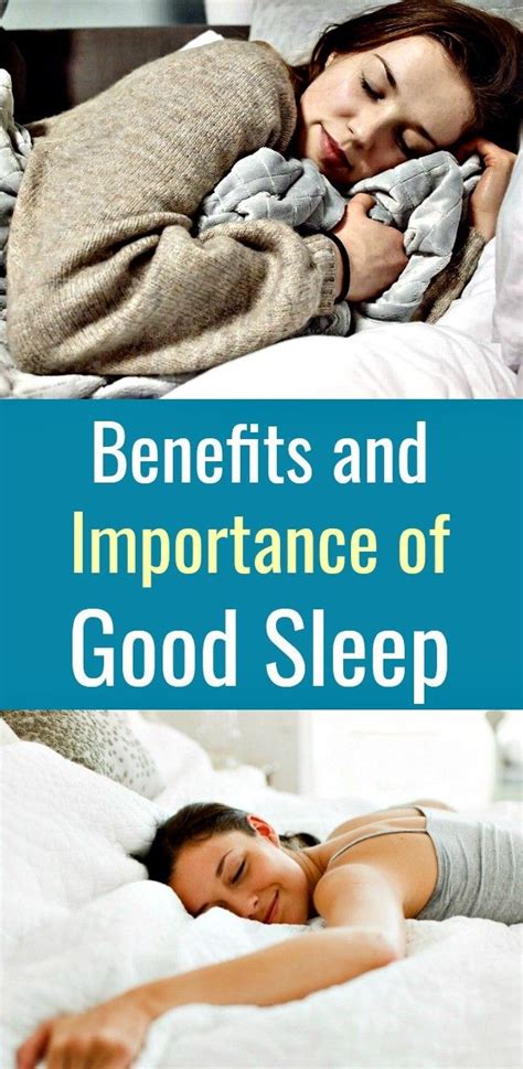 good sleep benefits