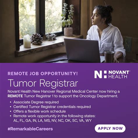 Novant Health Careers on LinkedIn: Tumor Registrar 1