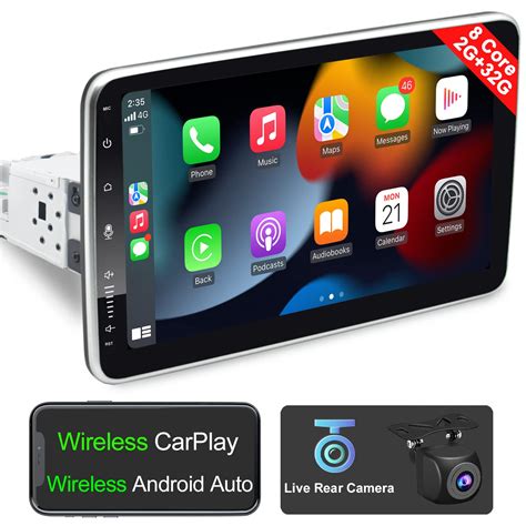 Iying10 Inch Single Din Car Radio With Wireless Carplay Android | Desertcart South Africa