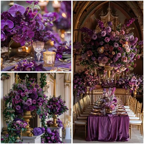 Luxurious Royal Purple and Gold Wedding Ideas | Purple and gold wedding ...