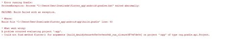 Flutter App Stuck at Running Gradle Task 的图像结果