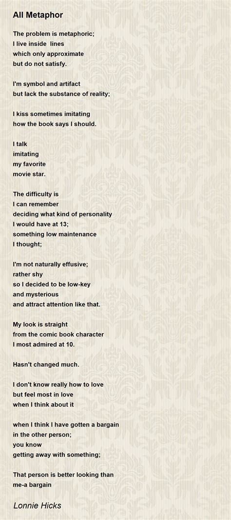 How To Make A Metaphor Poem at Michael Lefroy blog