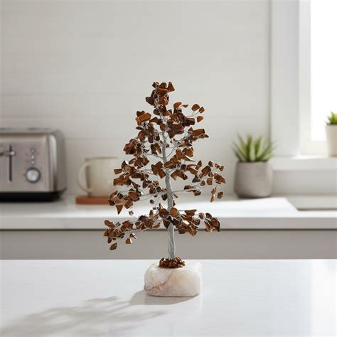 Tiger Eye Crystal Tree – Courage, Confidence & Protection – Occult House