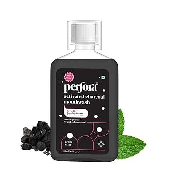 Buy Perfora Activated Charcoal Teeth Whitening Mouthwash - 200ml ...