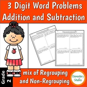 Image result for 3 Digit Addition Word Problems
