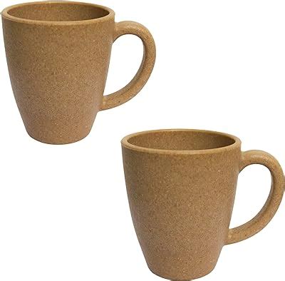 Buy Irida Naturals Rice Husk Coffee Mugs Set of 1-300 ml, Unbreakable ...
