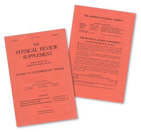 The history of Reviews of Modern Physics - Physics Today