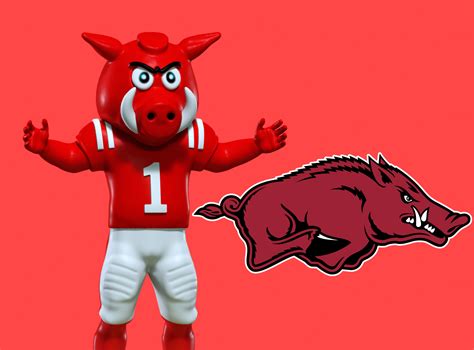 🏛️ NCAA - University of Arkansas Razorbacks mascot - 3d print・ 3D File ...