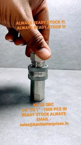 Quick Release Coupling - Double Check Valve Quick Release Coupling ...