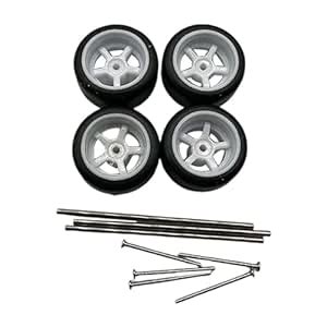 Enakshi (LABEL) Creations 4 Pieces Rc Car Wheels and Tires Rc Alloy Car ...