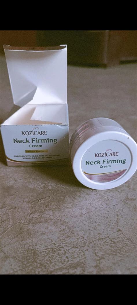 Kozicare Neck Firming Cream with 0.01% Glutathione, 2% Vitamin C, 0.01% ...