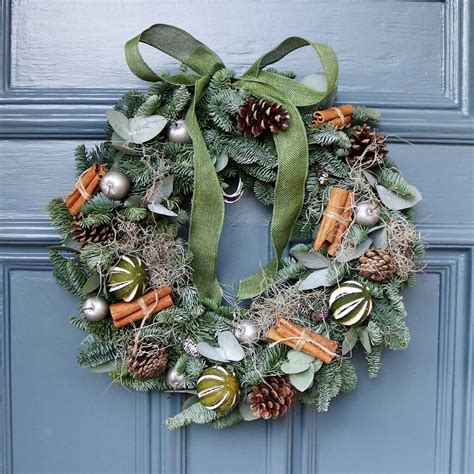 Make Your Own Luxury Fresh Pine Christmas Wreath Kit By FlowerBe ...