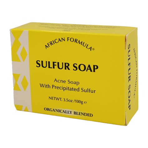 African Formula Sulfur Soap Acne Treatment 3.5 Oz.