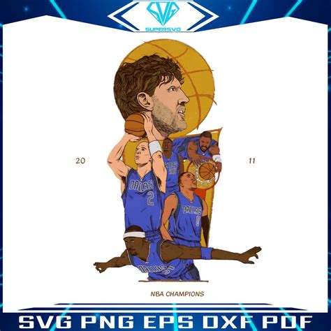 Dallas Mavericks Players 2011 NBA Champions PNG